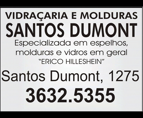 VIDRAARIA E MOLDURA SANTOS DUMONT Logomarca