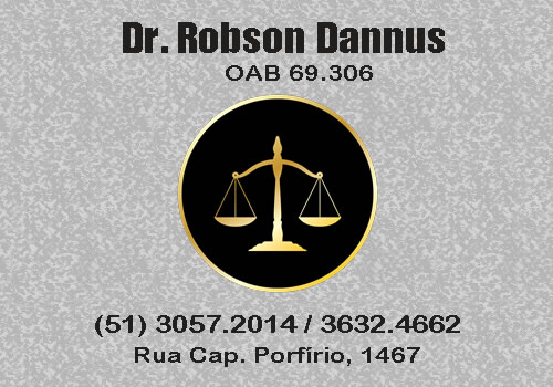 DR. ROBSON DANNUS - OAB/RS 69.306