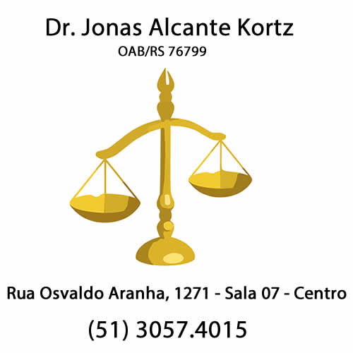 DR. JONAS ALCANTE KORTZ - OAB/RS 76799 Logomarca