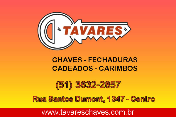 TAVARES - CHAVES e FECHADURAS LTDA