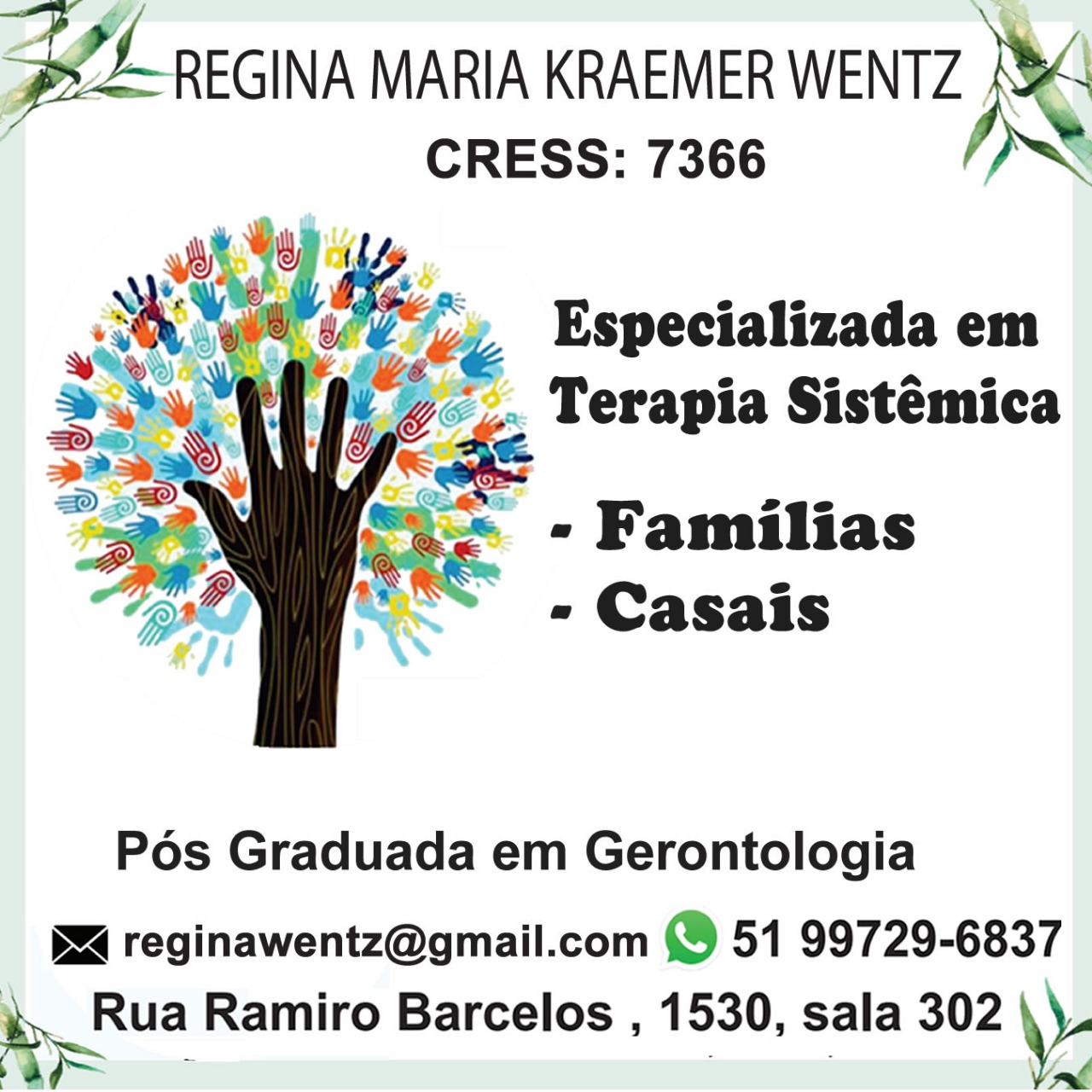 REGINA MARIA KRAEMER  WENTZ Logomarca